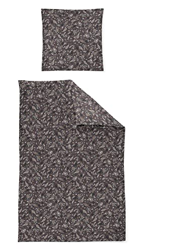 Irisette Mako-Satin Bettwäsche Set Sky 8420 Beere 135 x 200 cm + 1 x Kissenbezug 80 x 80 cm