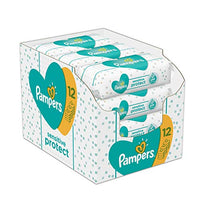 Thumbnail for Pampers Sensitive Protect Feuchttücher, 12 Packungen (12 x 52 Stück) im Sale