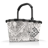 Thumbnail for reisenthel carrybag frame bandana white Sturdy shopping basket with plenty of storage space and a practical inner pocket Elegant and water-repellent design on sale