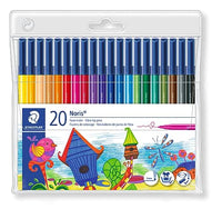 Thumbnail for STAEDTLER Noris Club 326 WP20 Filzstifte, rund, Set mit 20 brillanten Farben, hohe Qualität, CE - kindgerecht DIN EN-71, stabile, eindrucksichere Spitze, Linienbreite ca. 1 mm im Sale