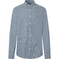 Thumbnail for Hackett London Herren Essentielles Gingham Hemd, Weiß (Weiß/Blau), im Sale