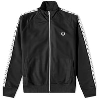 Thumbnail for Fred Perry Taped Track Jacket (3XL, Black), Schwarz , im Sale