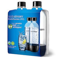 Thumbnail for SodaStream DuoPack Tritan 1L Ersatzflaschen für alle gängigen Sodastream Wassersprudler mit Kunststoff-Flaschen mit Schraubgewinde, 2x 1 PET-Flasche, Grau im Sale