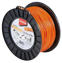 Thumbnail for Makita E-01812 Four-Leaf Trimmer Line 2.4 mm x 225 m, Nylon, Orange, Reduced Noise, Increased Runtime, Especially for Cordless Grass Trimmers and Cordless Brush Cutters on Sale