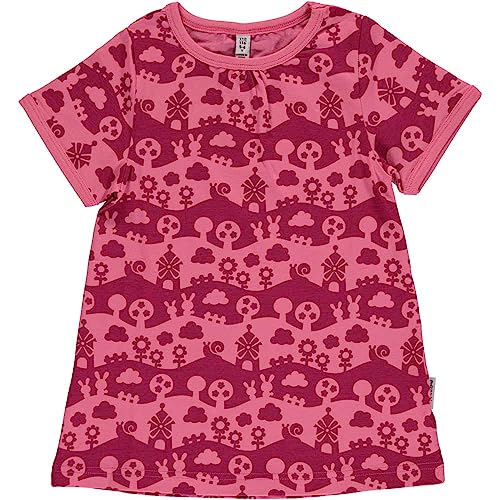Maxomorra Top A-Line SS Pink Landscape, 122/128 im Sale