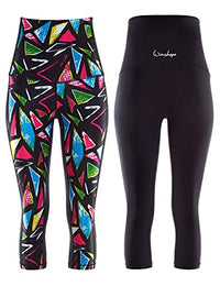 Thumbnail for Winshape Women's Functional Power Shape ¾-Tights “High Waist” HWL210, Disco, Slim Style, Leisure Sports Yoga Workout on sale