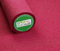 Thumbnail for Albstoffe Bio-Bündchen 70cm im Schlauch glatt Baumwolle Elasthan (A39 Lampone Mélange) im Sale