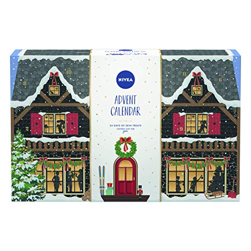NIVEA Adventskalender 2022 für Sie, Weihnachts-Adventskalender mit einer Vielzahl von NIVEA Produkten, Beauty-Adventskalender im Sale