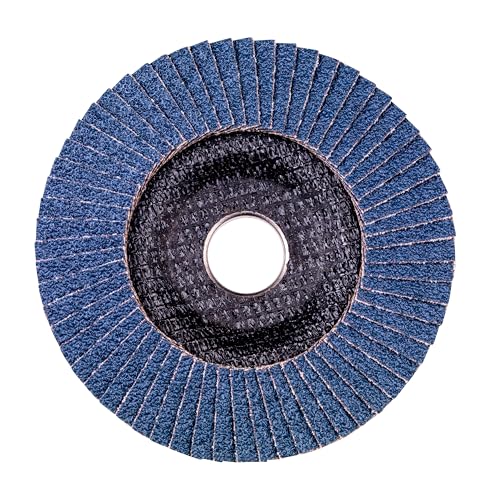 Metabo Flap Sanding Disc 125 mm P 40, Zirconia Corundum SP – 623147000 – For precise coarse and intermediate sanding in metal applications on sale