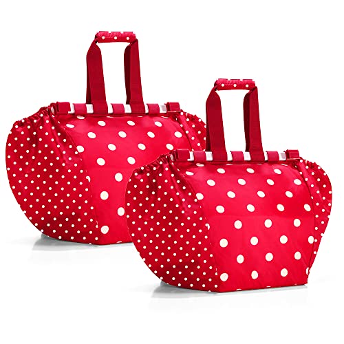 reisenthel easyshoppingbag 2tlg. Einkaufstasche Einkaufsbeutel shoppingbag easybag (Mixed dots Chilli red) im Sale