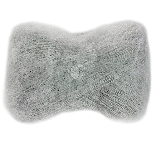 LANA GROSSA Setasuri | Fine lace yarn made from Suri alpaca fibers with silk | Hand knitting yarn made from 69% alpaca (Suri) &amp; 31% silk | 25g wool for knitting &amp; crocheting | 212m yarn
