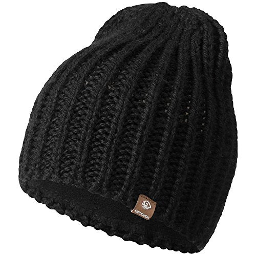GIESSWEIN Strickmütze Giebel - Warm gefütterte Merino Mütze, Unisex High Beanie für Damen & Herren, Winter Mütze mit Fleece Futter im Sale