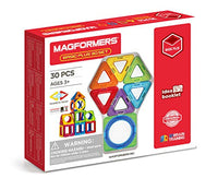 Thumbnail for Magformers 715015 Basic 30 Magnetic Construction Set with Circle Pieces Basisset Plus, 30dlg, Blue, Red, Orange, Green, Purple im Sale