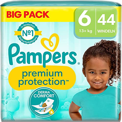 Pampers Premium Protection Size 6, Nappies, 13 kg+ (Alte Version) im Sale