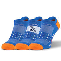 Thumbnail for GIESSWEIN Running socks - 3er Pack Laufsocken, Damen & Herren Socken aus Bio-Baumwolle, 3 Paar Kompressionsstrümpfe, Anti-Blasen-Polsterung im Sale