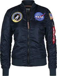 Thumbnail for Alpha Industries MA-1 VF NASA Wmn Bomberjacke für Damen Rep.Blue im Sale