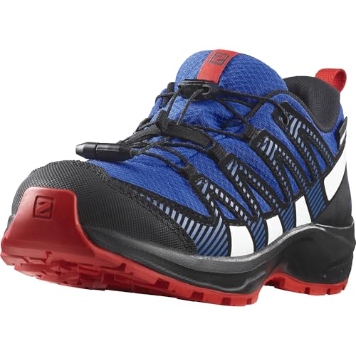 Salomon XA Pro V8 Climasalomon wasserdichte Unisex Kinder-Multisportschuhe, Outdoor-bereit, Grip in jedem Gelände, Sportlicher Look, Lapis Blue, 34 im Sale