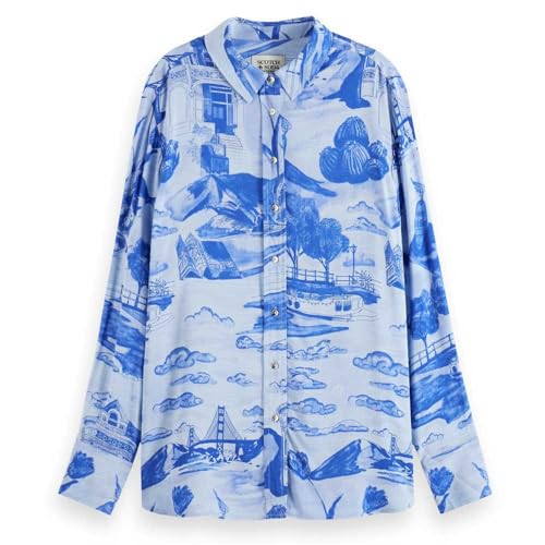 Viscose Printed Relaxed Fit Shirt on sale