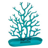 Thumbnail for Koziol jewelry organizer Cora, plastic, turquoise with transparent turquoise, 9.30 x 26.2 x 32.20 cm on sale