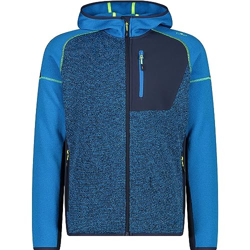 CMP - Herrenjacke mit fester Kapuze, Fluss-B. Blau, 52 im Sale