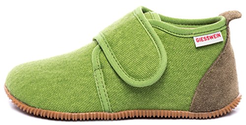 GIESSWEIN Children's Slippers Strass Slim-Fit - First Walking Shoes for Boys &amp; Girls, Non-Slip Crawling Shoes with Velcro Fastener, Rubber Sole on Sale