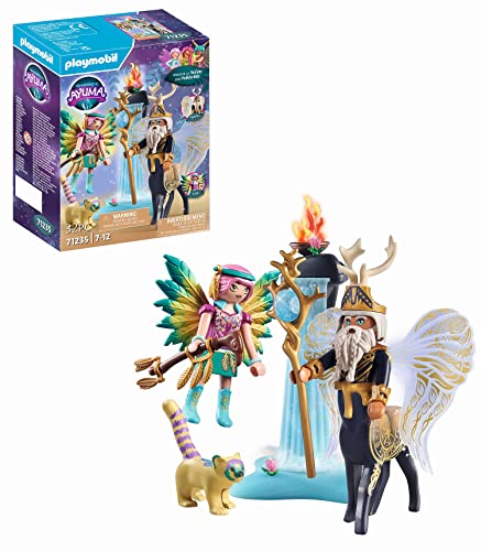 PLAYMOBIL Adventures of Ayuma 71235 Abjatus with Knight Fairy Hildi, toy for children aged 7 and up on sale