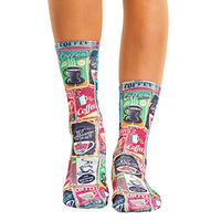 Thumbnail for Wigglesteps Damen Socken Coffee Retro, one Size, 36-40 im Sale