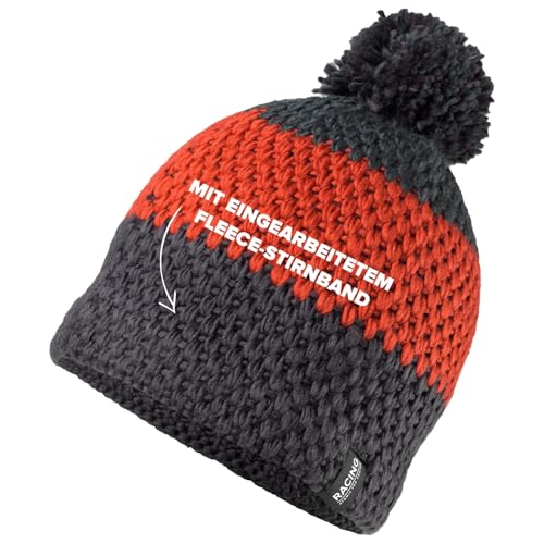 ATOMIC Racing Beanie - Obsidian/Ochre/PINEGROVE - Mütze für Herren & Damen - Wintermütze mit Fleece-Stirnband - Bequeme & atmungsaktive Mütze - Warme Bommelmütze aus hautsympathischem Material im Sale