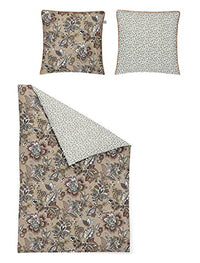 Thumbnail for Irisette Mako Satin-Bettwäsche Crown | beige - 135 x 200 im Sale