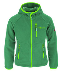 Thumbnail for Trollkids Kinder Fleece-Jacke Stavanger mit Kapuze, Dunkel Marine/Mystik Blau, im Sale