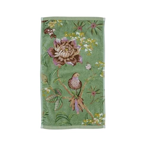 Pip Studio Secret Garden Gästehandtuch Green 30x50cm (1 Stück) im Sale