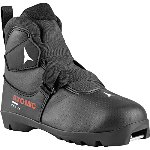 ATOMIC Pro Jr Schwarz/Rot Skischuhe, Negro y Rojo, 5 Jahre EU