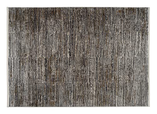 Musterring Teppich Colorado Stripe 971 beige-schwarz 140 x 200 cm im Sale
