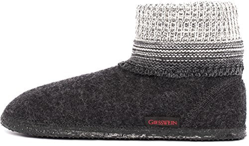 GIESSWEIN Baumkirchen Slippers - High Slippers for Women &amp; Men, Warm Felt Slippers with Non-Slip Sole on Sale