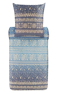 Thumbnail for Bassetti BRENTA bed linen + 1 pillowcase made of 100% cotton satin in pearl grey G1, dimensions: 155x220 + 1 pillowcase 80x80 cm - 9325841 on sale