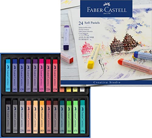 FABER-CASTELL 128324 - Softpastellkreide STUDIO QUALITY, 24er Etui im Sale