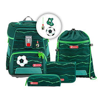 Thumbnail for Step by Step Schulranzen-Set Space „Soccer Star“ 5-teilig, grün, ergonomischer Tornister mit Reflektoren, höhenverstellbar mit Hüftgurt für Jungen ab der 1. Klasse, 20 im Sale