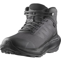 Thumbnail for Salomon Elixir Tour Mid Waterproof Women's Hiking Shoes, Optimal Comfort, Soft Ride, and Weatherproof, Asphalt, 10 on sale