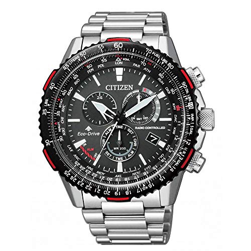 Citizen Men's Analog Quartz Watch with Stainless Steel Bracelet CB5001-57E on Sale