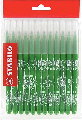 Filzstift - STABILO power - 12er Pack - grün im Sale