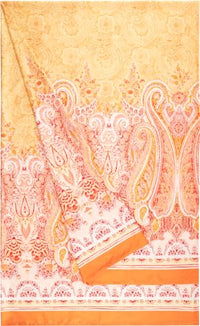Thumbnail for Bassetti MERGELLINA foulard made of 100% cotton in the color Orange O1, dimensions: 180x270 cm - 9328416 on sale