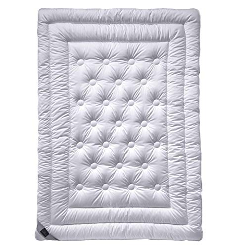 Billerbeck Faserdecke | Belair | 135 x 200 cm | Wärmestufe warm+ | Allergiker geeignet | atmungsaktiv