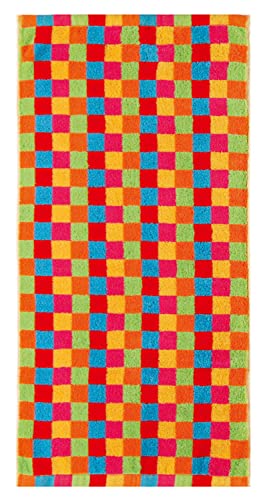 Cawö Handtücher Lifestyle Karo Multicolor 25 Handtuch 50x100 cm im Sale