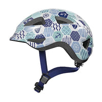 Thumbnail for ABUS Anuky 2.0 Children's Helmet - Bicycle Helmet for Toddlers and Children - with Light and Chin Pad - for Girls and Boys - Blue with Maritime Patterns, on Sale