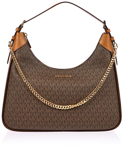 MICHAEL KORS Women LG HOBO Shldr Wilma Bag, BRN/Acorn im Sale