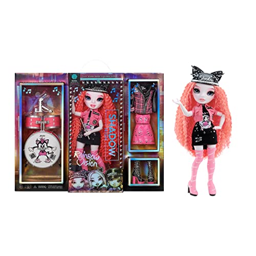 Rainbow HIGH Shadow High Rainbow Vision Neon Shadow - MARA PINKETT - Neonpinke Modepuppe, Mix & Match Designer Outfits und Rock Band Accessoire Spielset - Für Kinder und Sammler ab 6 Jahren im Sale