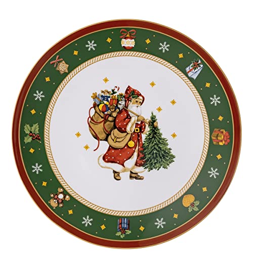 Hutschenreuther Happy Christmas Happy Christm. green Plätzchenteller 31cm im Sale