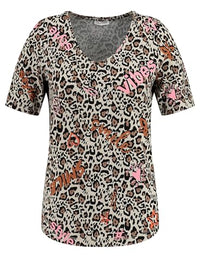 Thumbnail for KEY LARGO Damen Imagination V-Neck T-Shirt, Beige (1004),  EU im Sale