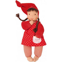 Thumbnail for Käthe Kruse 38220 Kruse Stoff-Baby Puppe Schatzi mit Zipfelmütze in der Farbe Rot, 35 cm im Sale