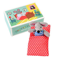 Thumbnail for Rex London Plüschtier Maus “Mouse in a Little House”: EIN hübsches Mäuschen für Kleinkinder im mitnehmbaren Schlafhaus im Sale